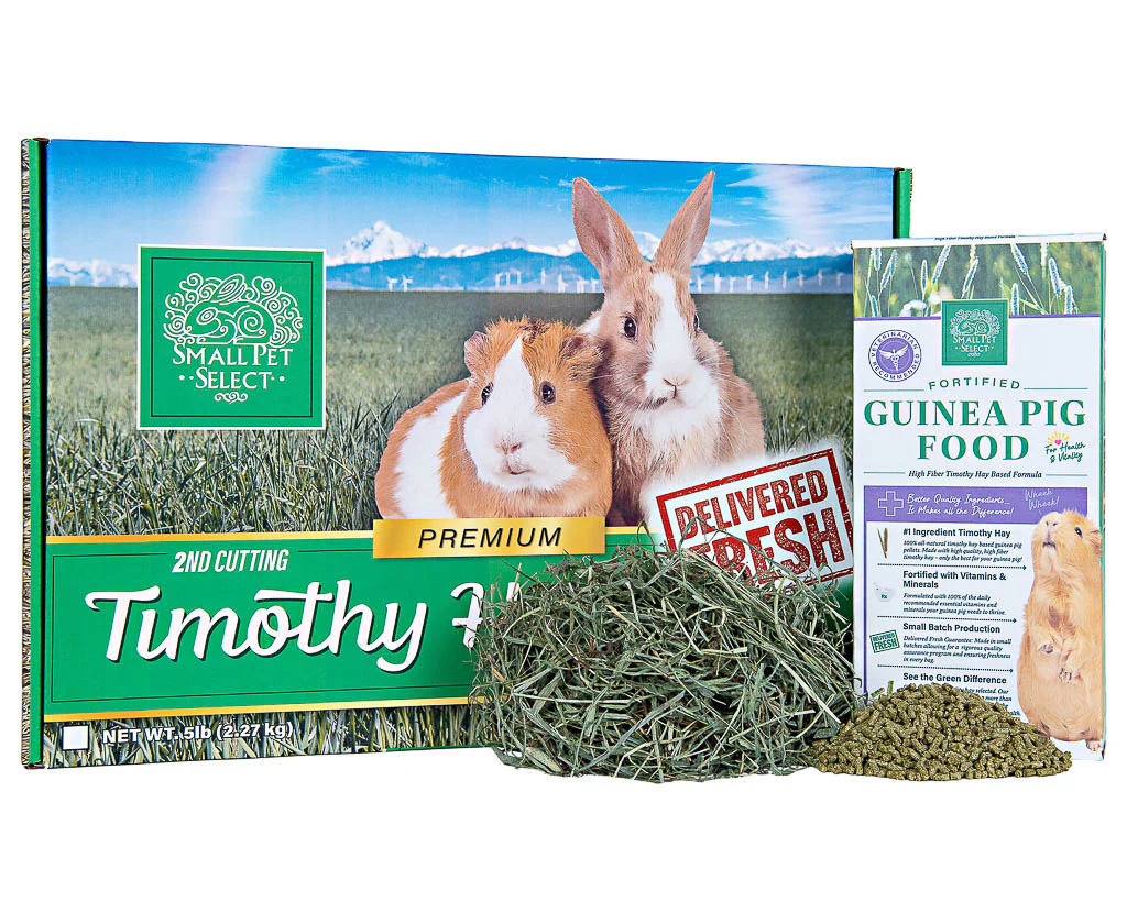 2nd Cut Timothy Hay & Guinea Pig Food Pellets Bundle - Image 3