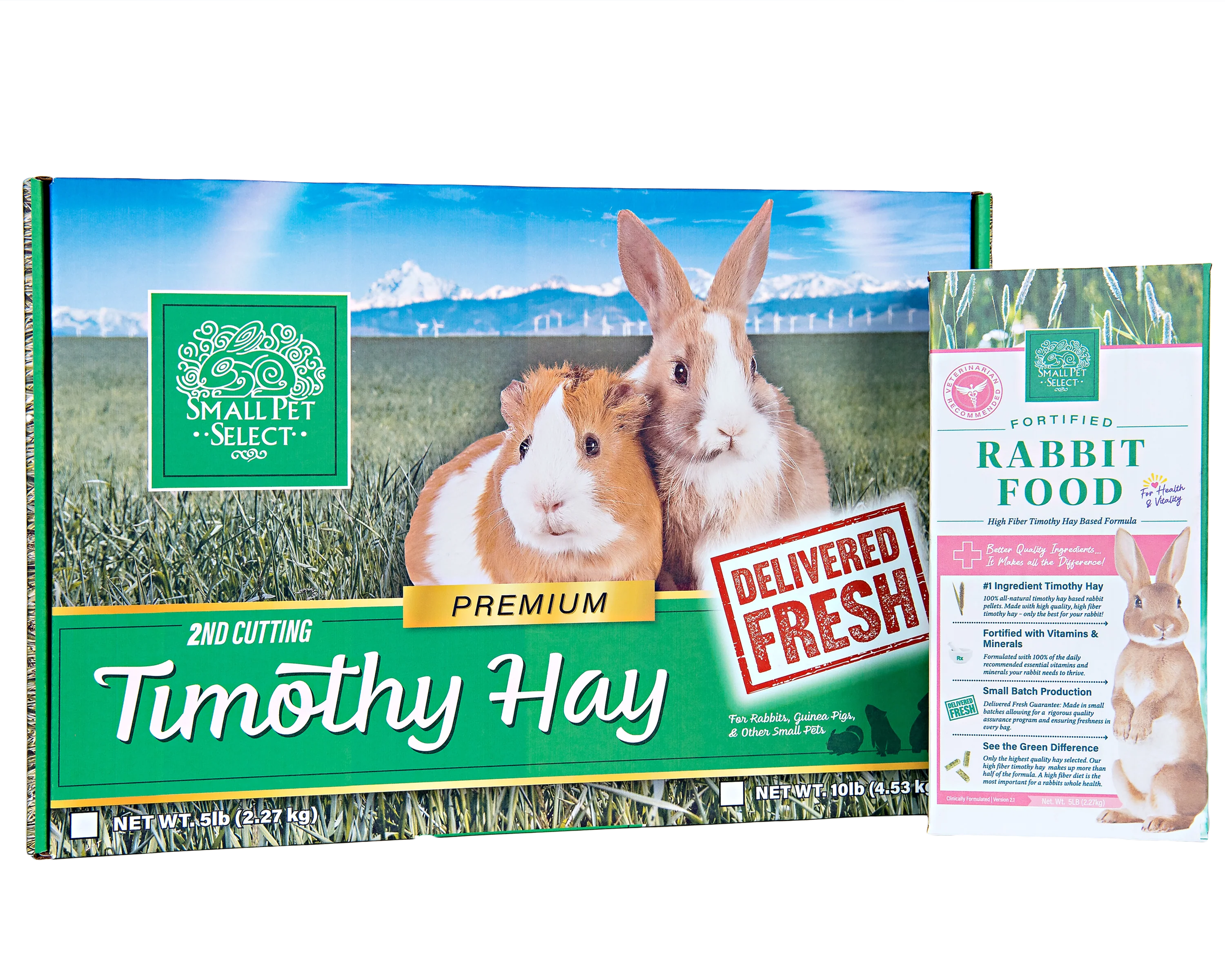 2nd Cut Timothy Hay & Rabbit Food Pellets Bundle - Image 4