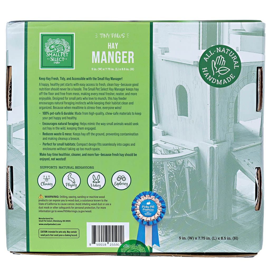 Tiny Paws - Small Hay Manger For Habitats - Image 4