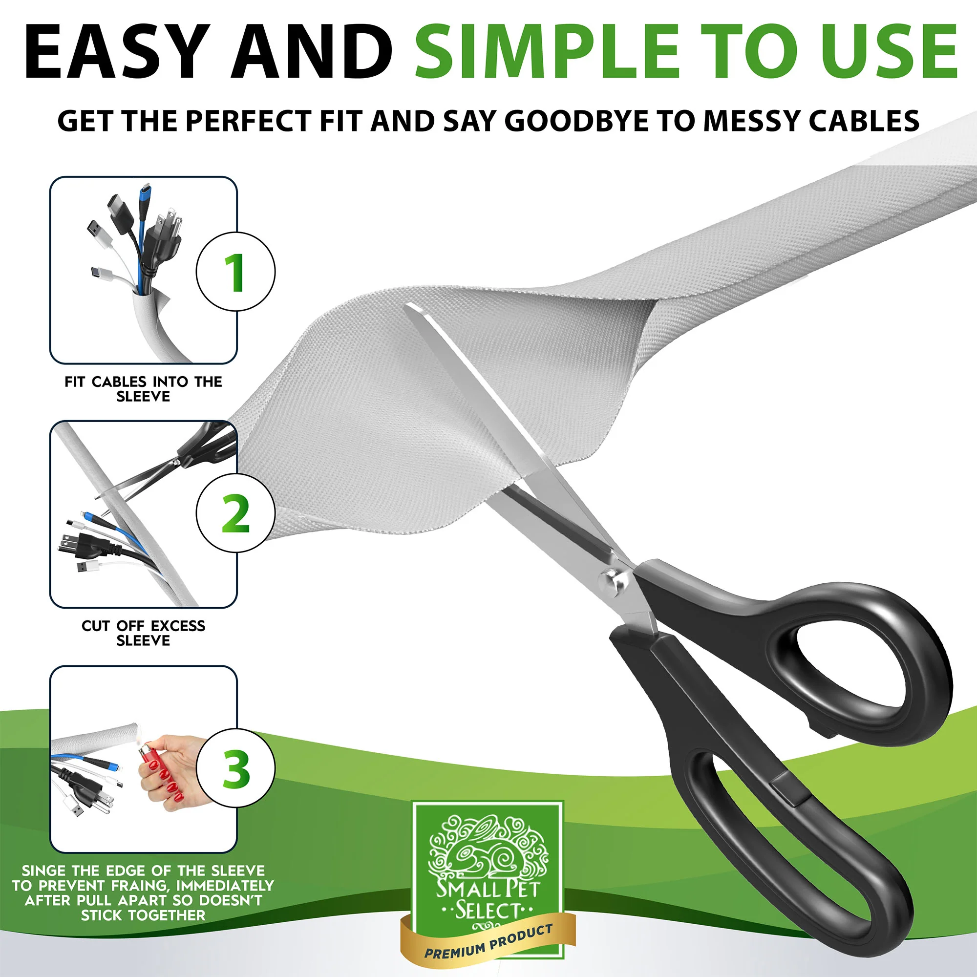 Small Pet Heavy Duty Cord Cover - Image 12