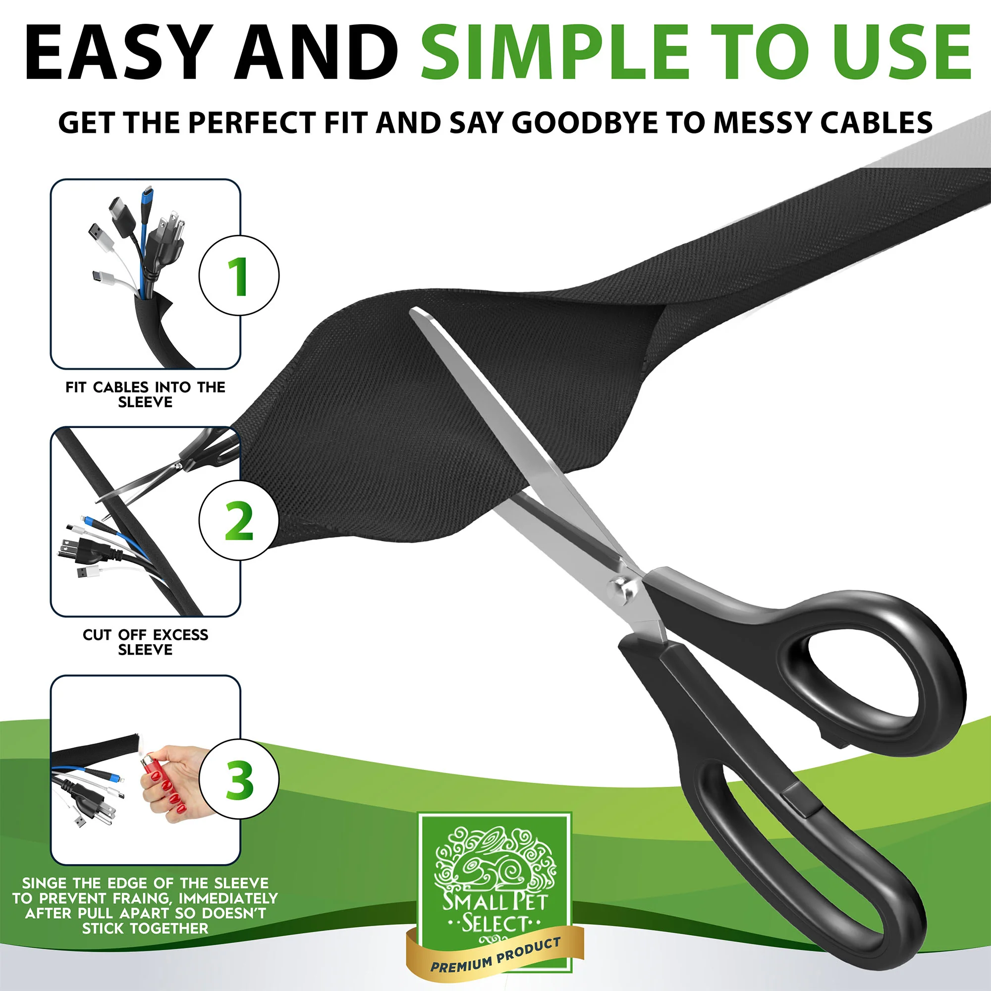 Small Pet Heavy Duty Cord Cover - Image 4